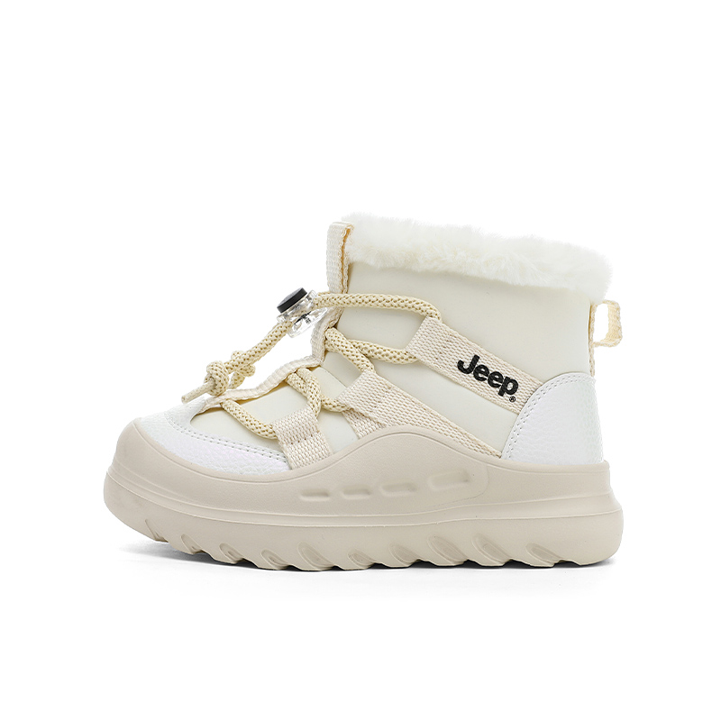 

Детские зимние ботинки Mid top Jeep, кремовый белый[trekking before the snow-warm and cozy feet]