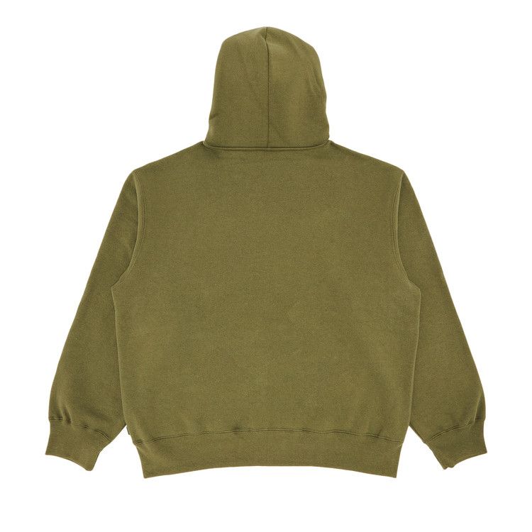 Толстовка Supreme Mister Cartoon Zip Up Hooded Sweatshirt, Light Olive — фото 2