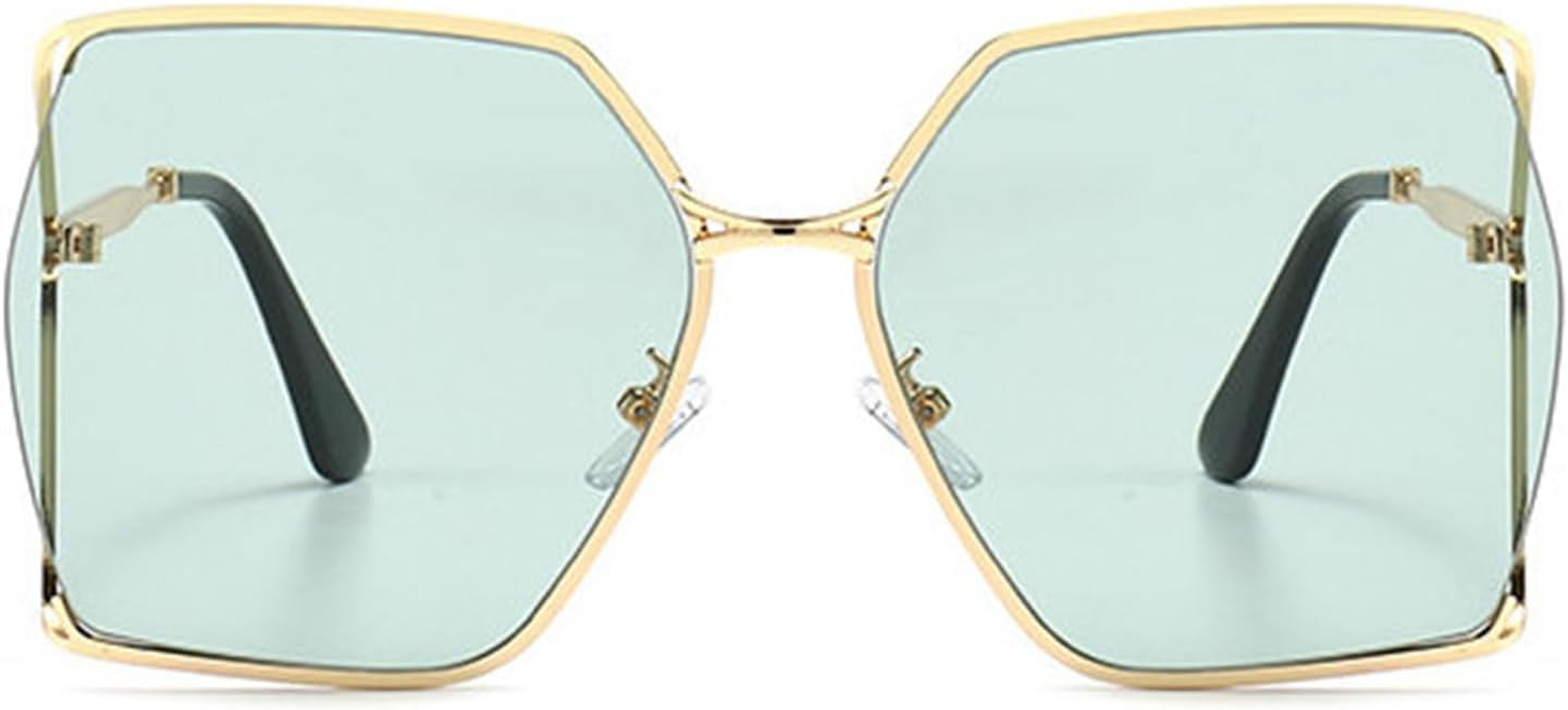 

Хелена Винтажные большие квадратные солнцезащитные очки для женщин Ретро женские солнцезащитные очки UV400 Модные роскошные большие солнцезащитные очки S67 helena, Green