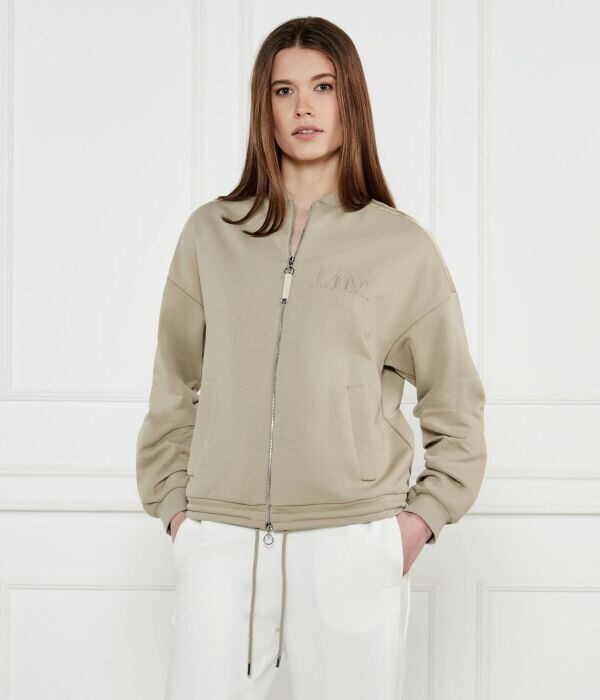 

Толстовка женская Max Mara Leisure на молнии однотонная, бежевый