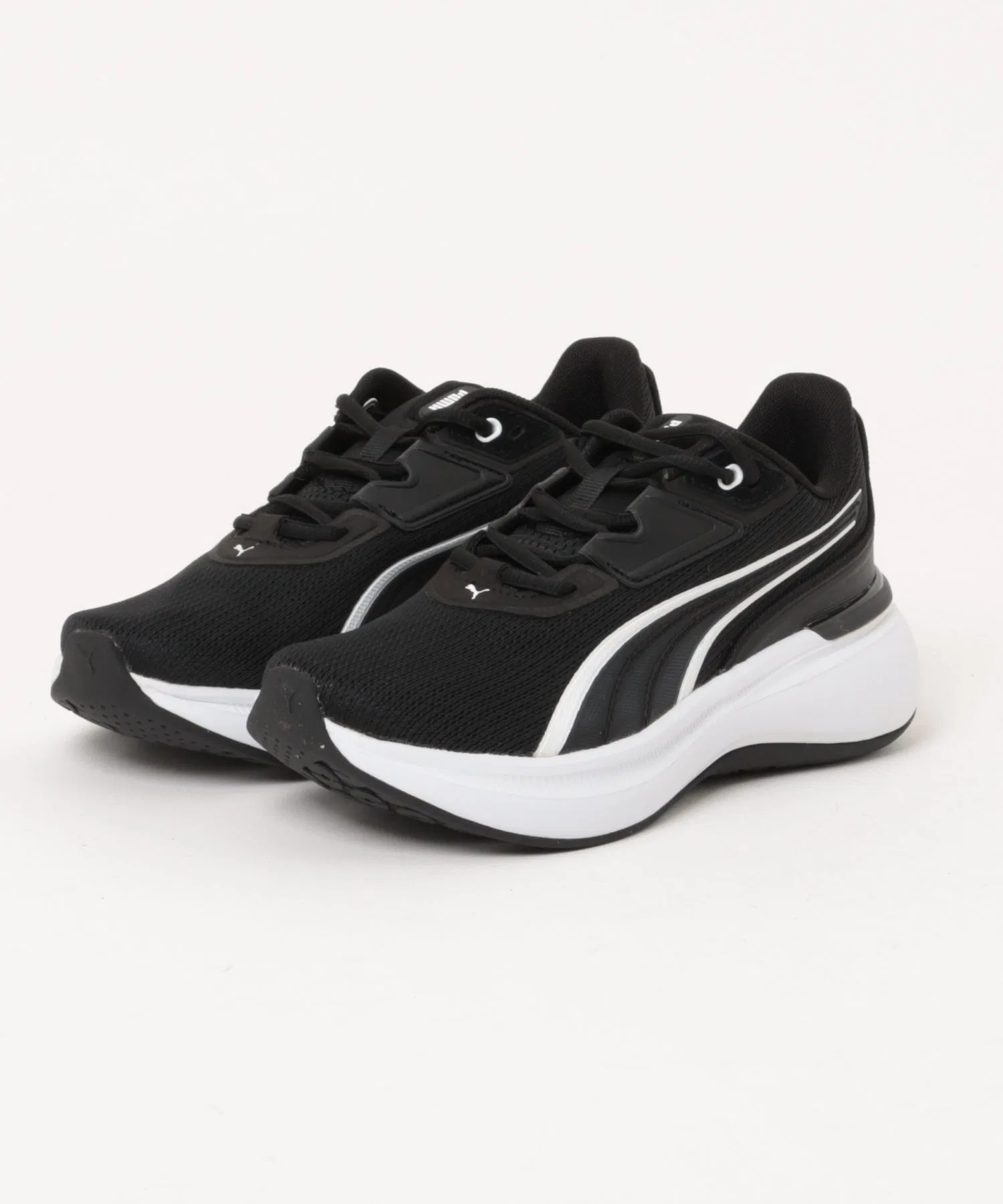 Детские кроссовки PUMA SOFTRIDE EXO чёрные с белым