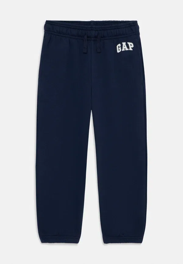 Детские спортивные штаны Gap, модель Kids relaxed logo joggers, цвет гобеленовый синий
