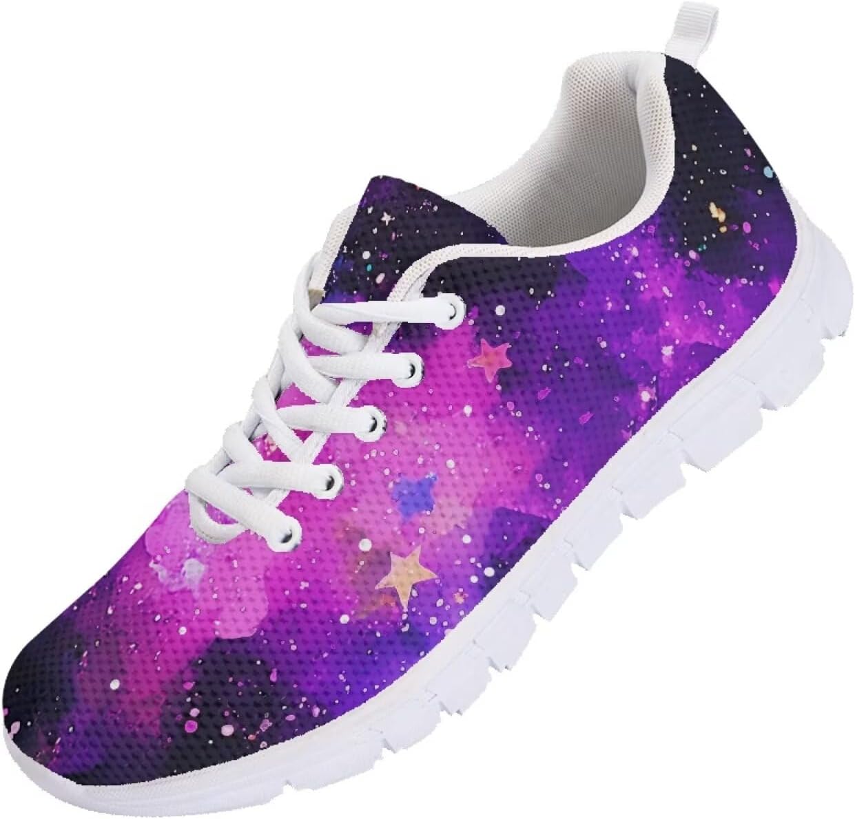 

Мужские кроссовки Funnydude Funny Print 2025 для бега, спортивные, повседневные, удобные для тренировок, Galaxy