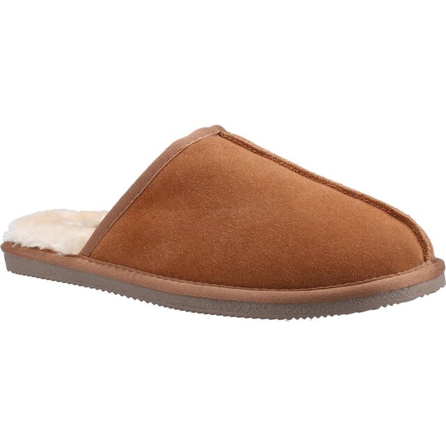 

Мужские тапочки из замши Hush Puppies, коричневый