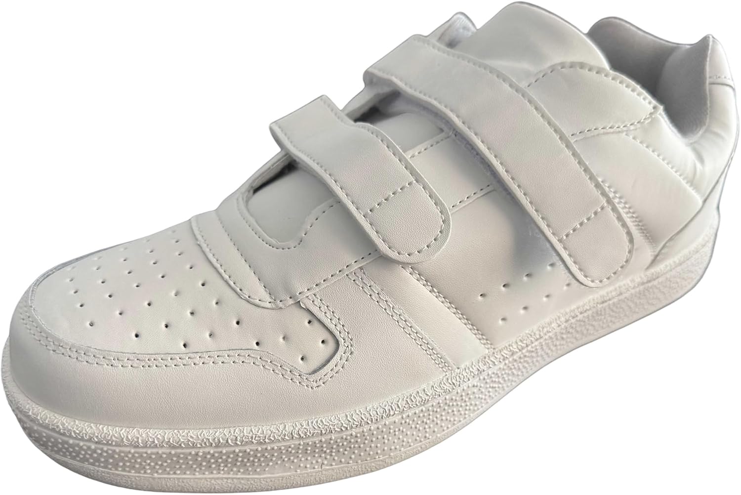 

Мужские кроссовки G4U для комфорта при ходьбе с застежкой-липучкой, рабочие, размеры, белый