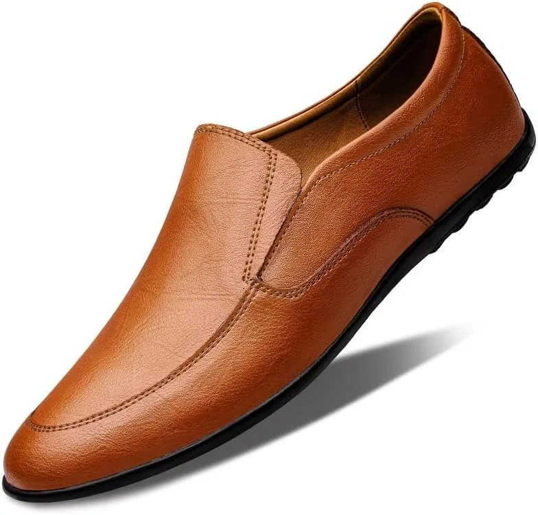 Лоферы кожаные Light Brown PUGHGAETZF