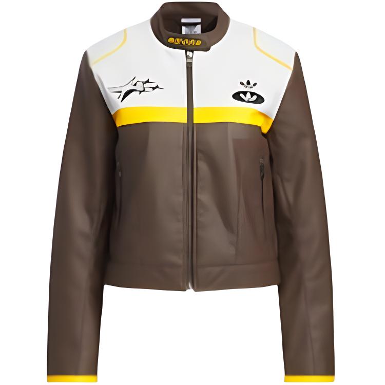 

Adidas Originals Куртка женская коричнево-белая, Brown/White