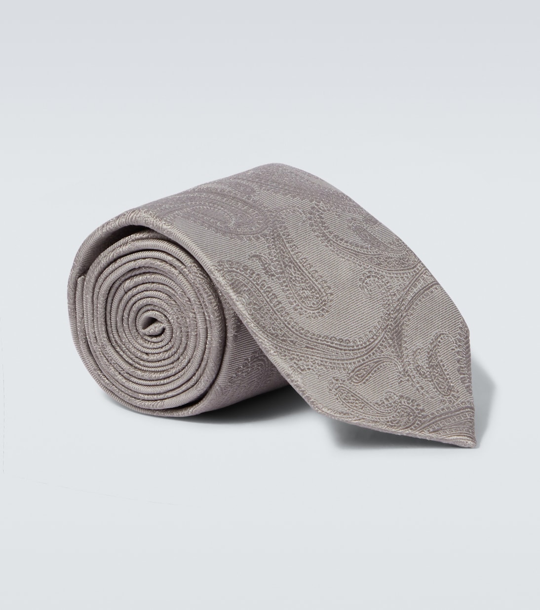 

Шелковый галстук с узором пейсли Brunello Cucinelli, Perla