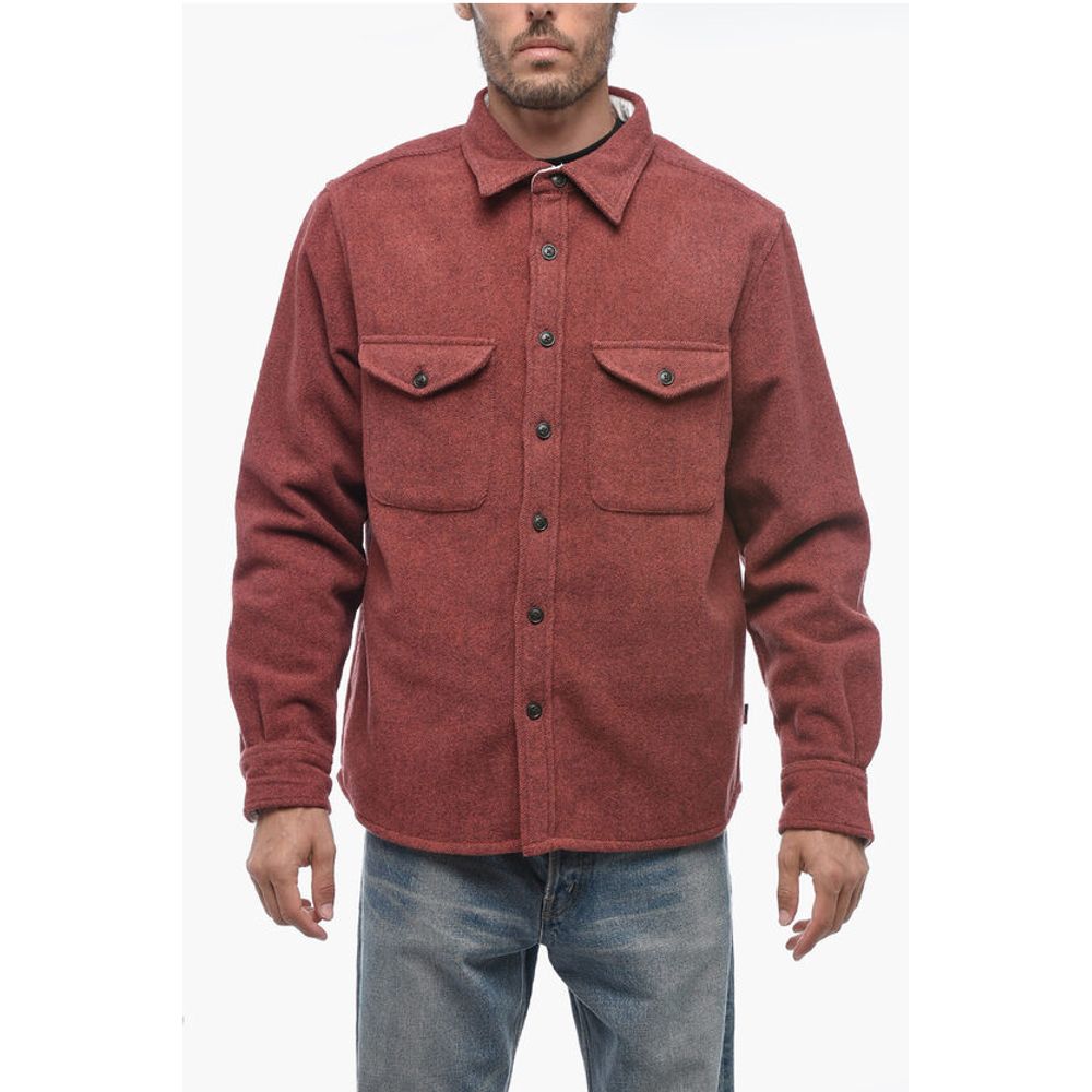 

Бордовые шерстяные куртки и пальто Woolrich, Burgundy