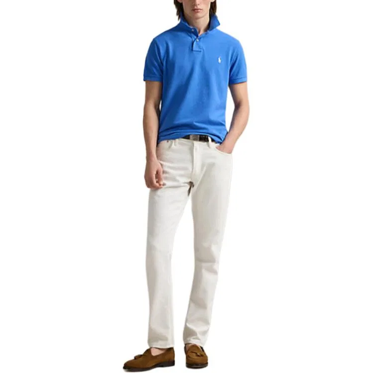 Поло мужское синее Polo Ralph Lauren, Blue — фото 3