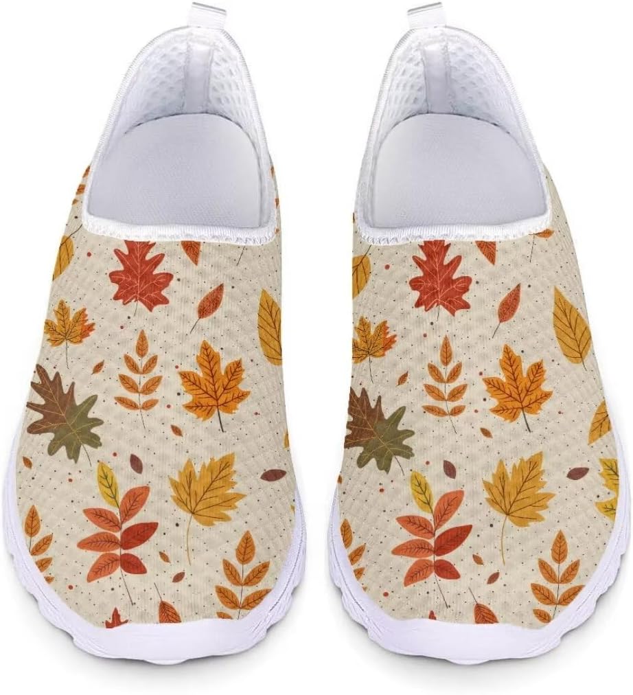 

Дышащие кроссовки из сетки для мужчин и женщин, на пятке, для бега и тренировок, на все сезоны Xixirimido, Maple Leaf