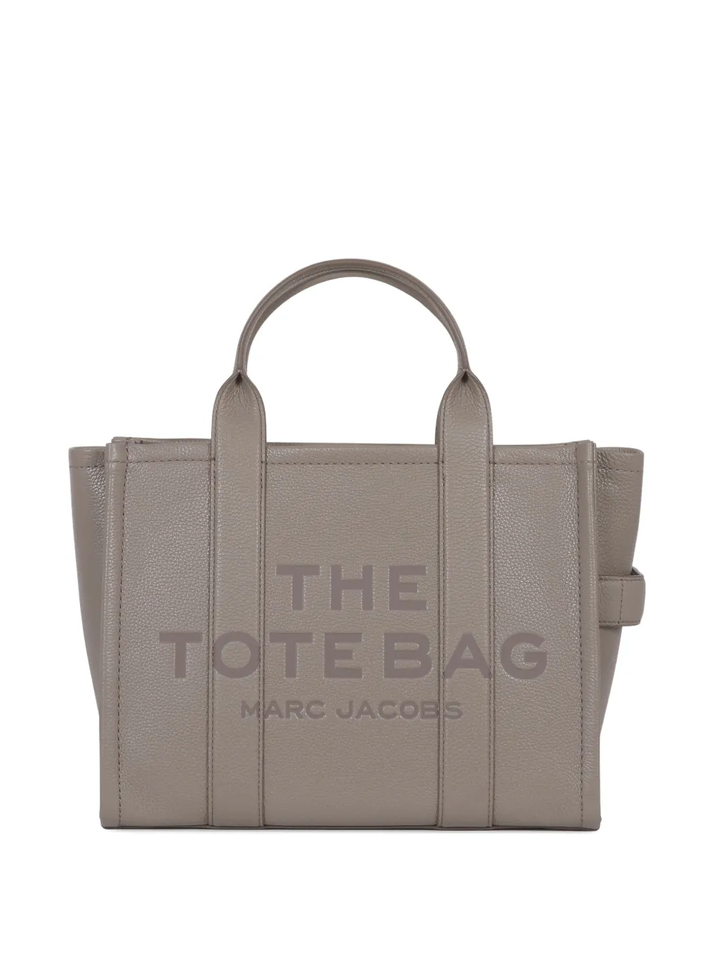 

Кожаная сумка-тоут среднего размера Marc Jacobs, серый