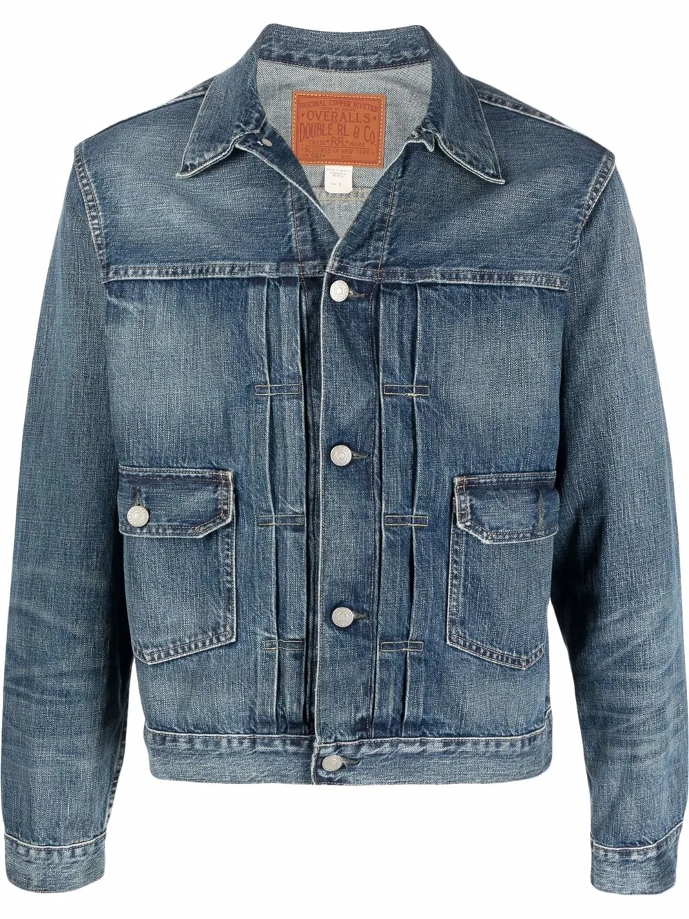 

Джинсовая куртка с карманами Ralph Lauren RRL, синий