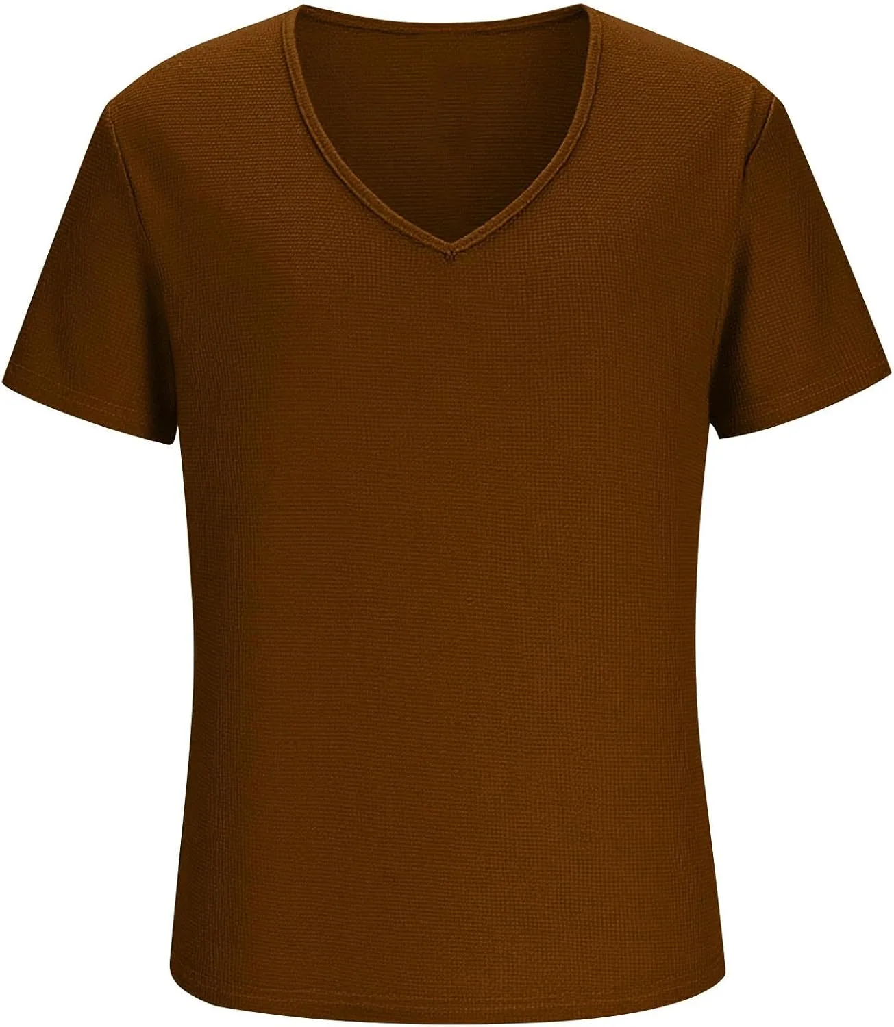 Мужская футболка с коротким рукавом и глубоким V-вырезом, Slim Fit, для лета и тренировок — фото 3