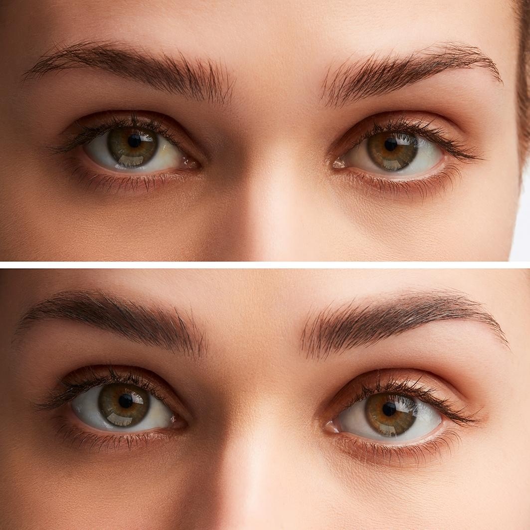 Гель для бровей eyebrows big boost fibre gel Mac, 10 - thunder, вес 4.1 гр. — фото 4