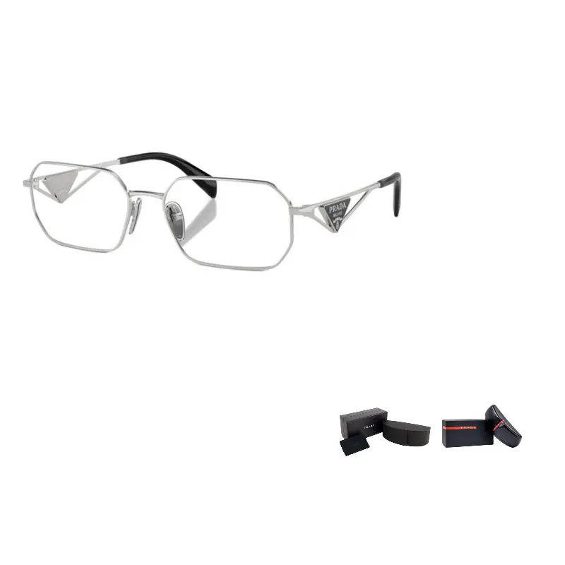 

PRADA Прямоугольные очки Rectangular Frame, Silver