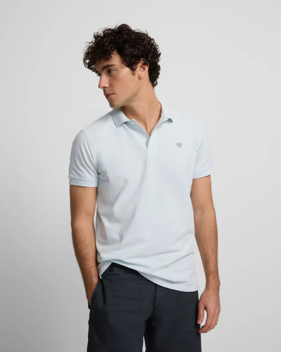 

Классическая мужская футболка поло Polo Ralph Lauren Silbon, светло-голубой