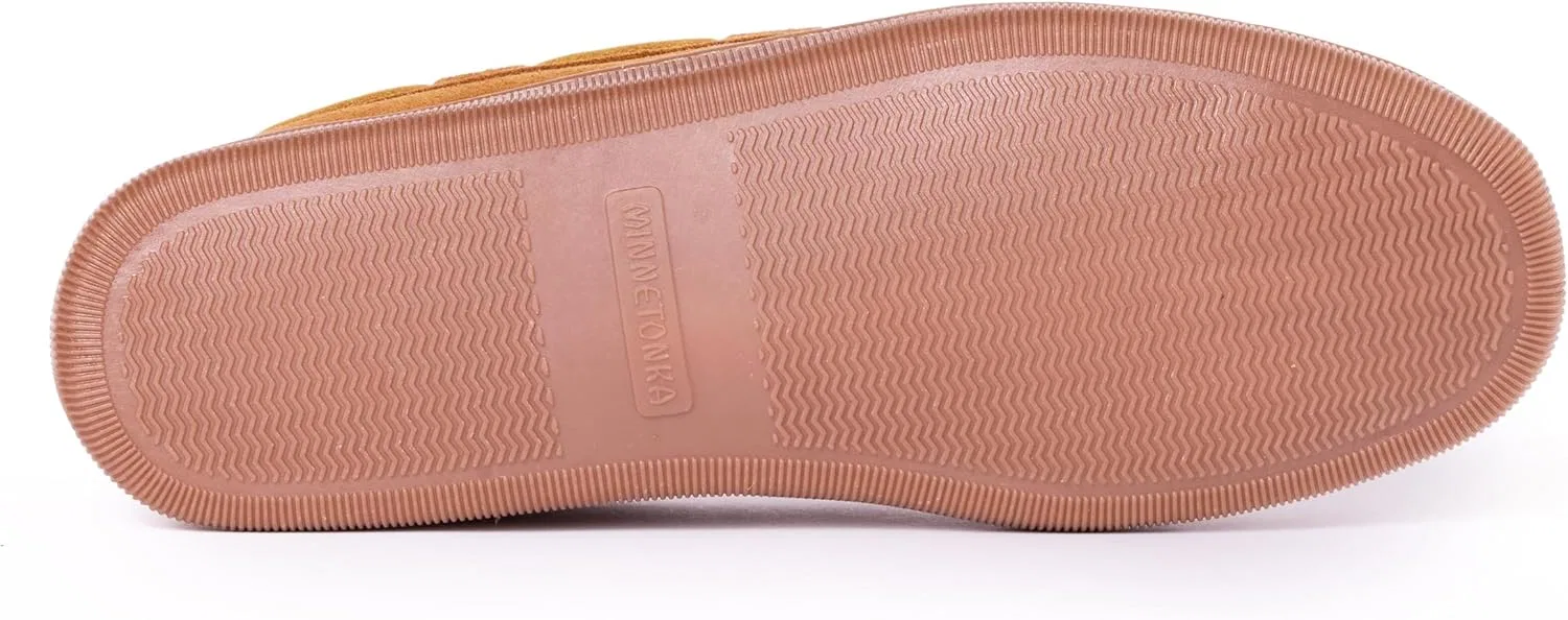 Мужские мокасины Minnetonka 3902w с ворсистой подкладкой и жесткой подошвой, Brown — фото 3