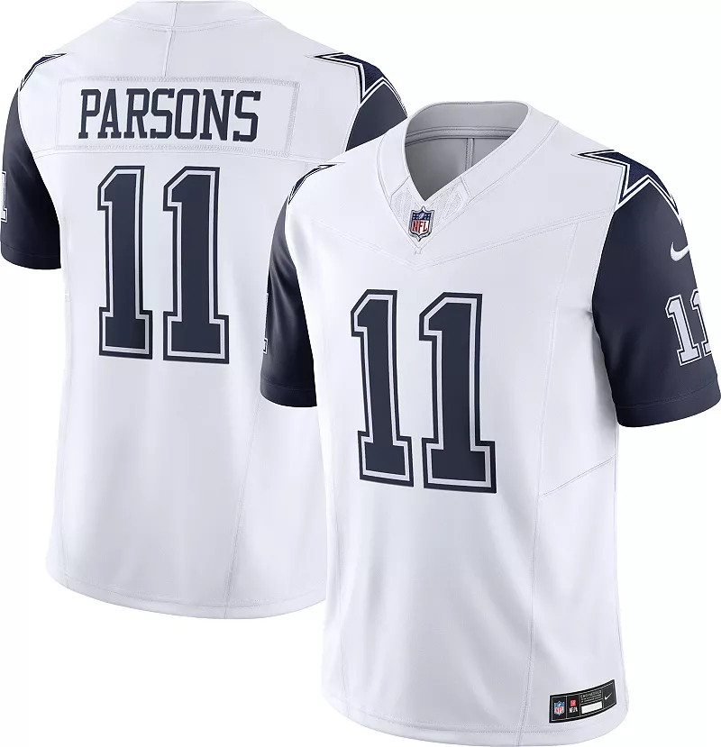 

Мужские кроссовки Nike Dallas Cowboys Micah Parsons #11 Vapor F.U.S.E. Белая 2-я запасная футболка Limited Limited