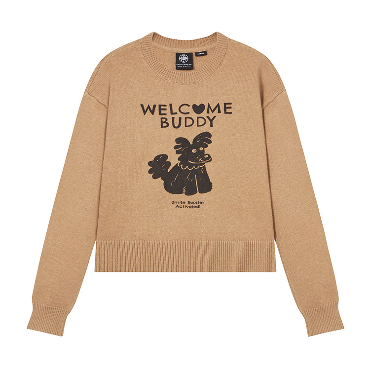 

Женские свитера с круглым вырезом, средней жесткости, другие Palladium, camel