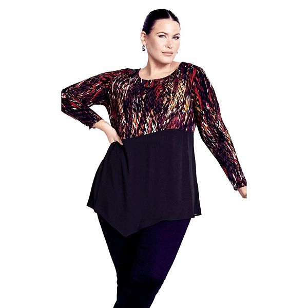 

Женский топ Carla plus size Avenue, Spice Texture