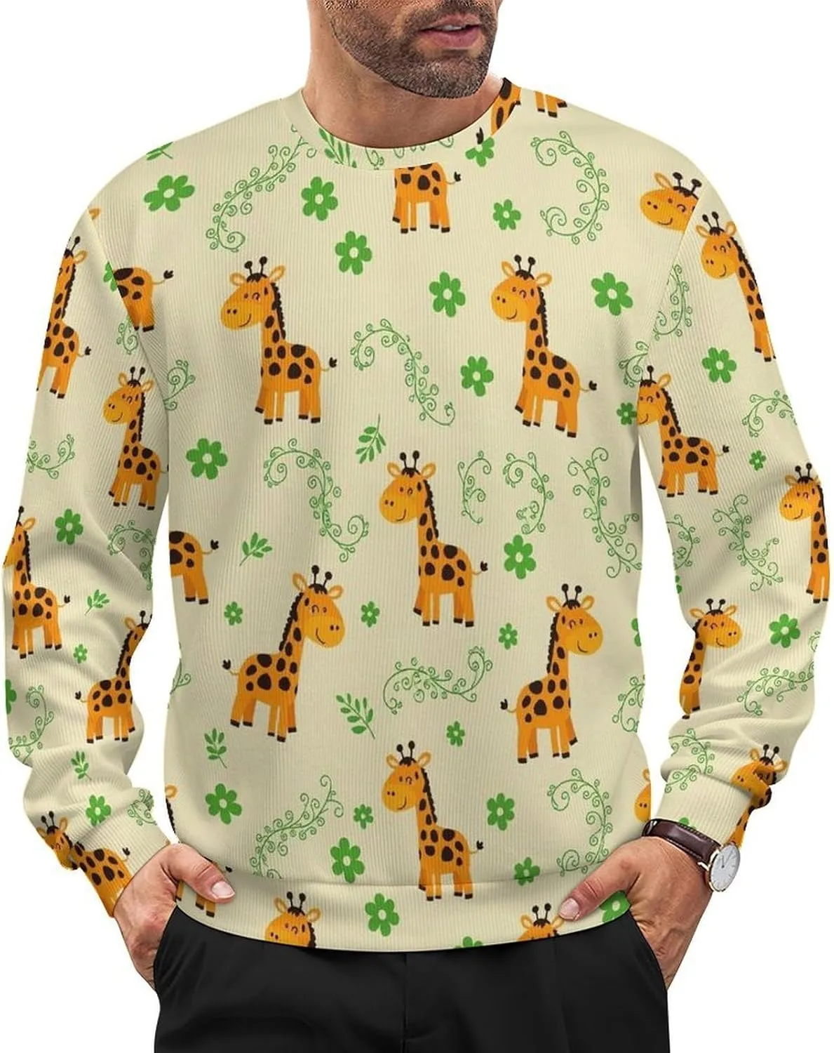 

Мужской свитер с круглым вырезом и длинными рукавами, легкий, для спорта на открытом воздухе VAFZASC