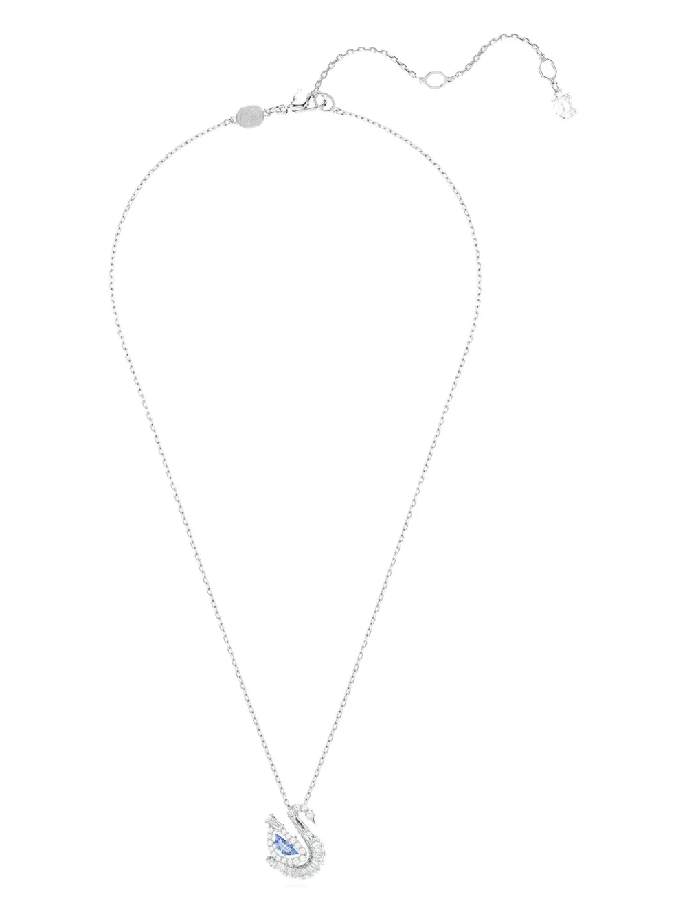 

Колье Swan с кристаллами Swarovski, серебяный