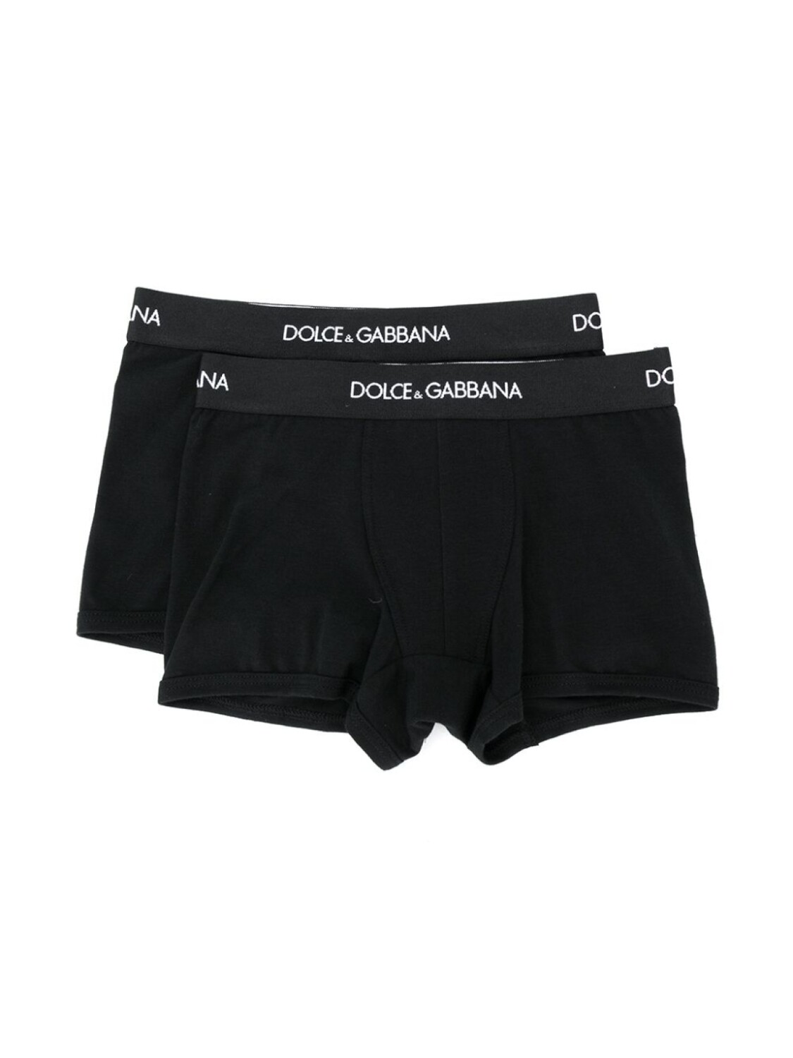 

Dolce & Gabbana Kids комплект из двух трусов-боксеров, черный