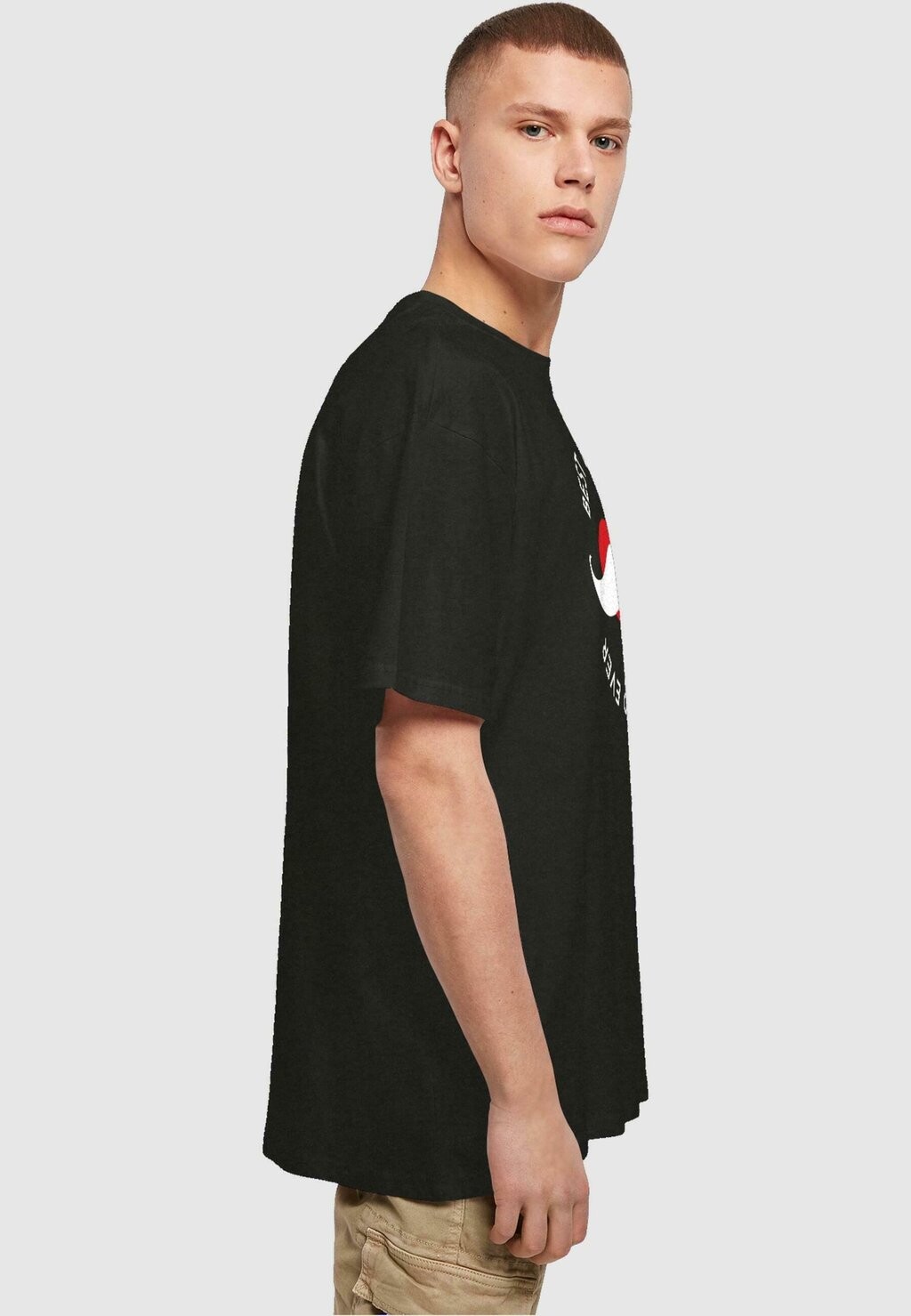 

Футболка с принтом FATHERS DAY BEST DAD HEAVY OVERSIZE Merchcode, черный