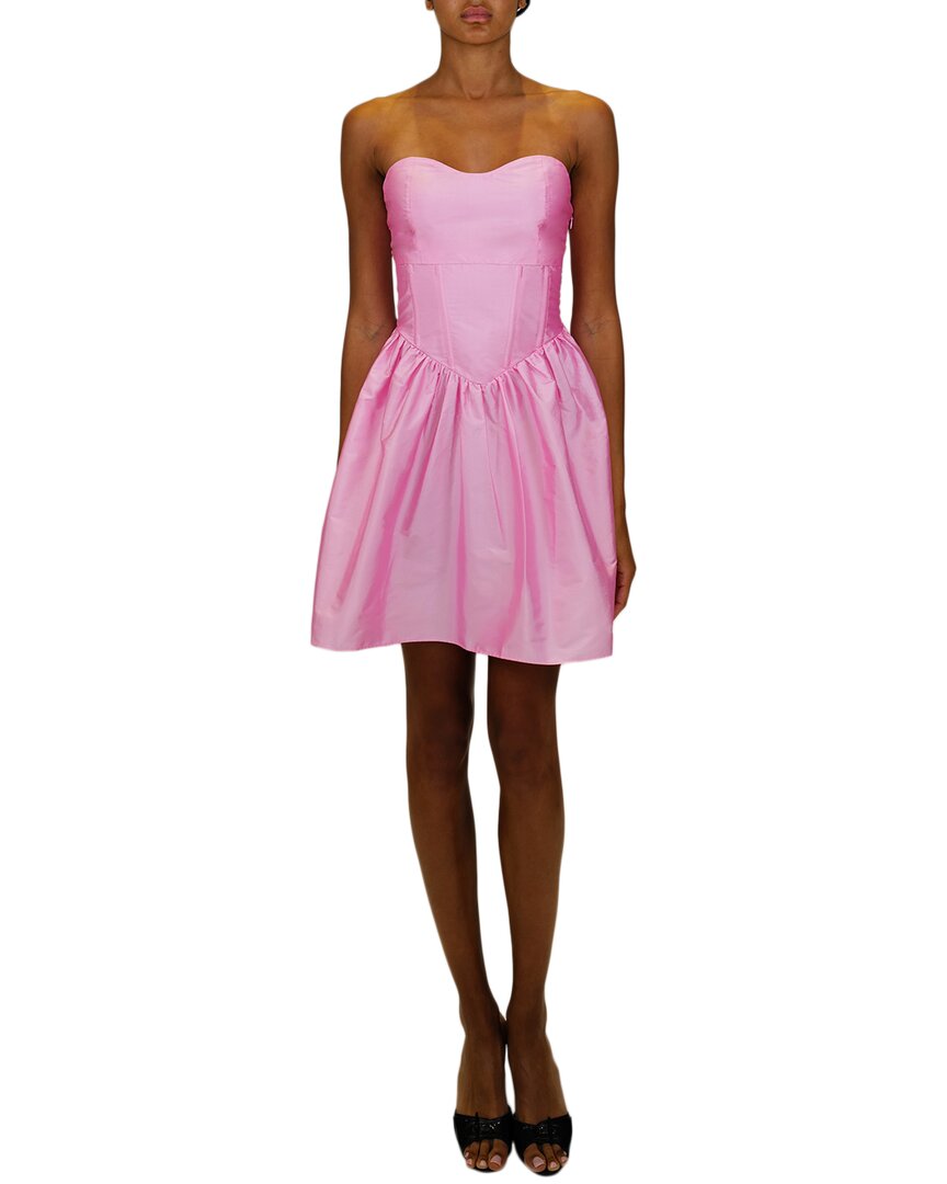 

AZEEZA Naina Расклешенное мини-платье, peony