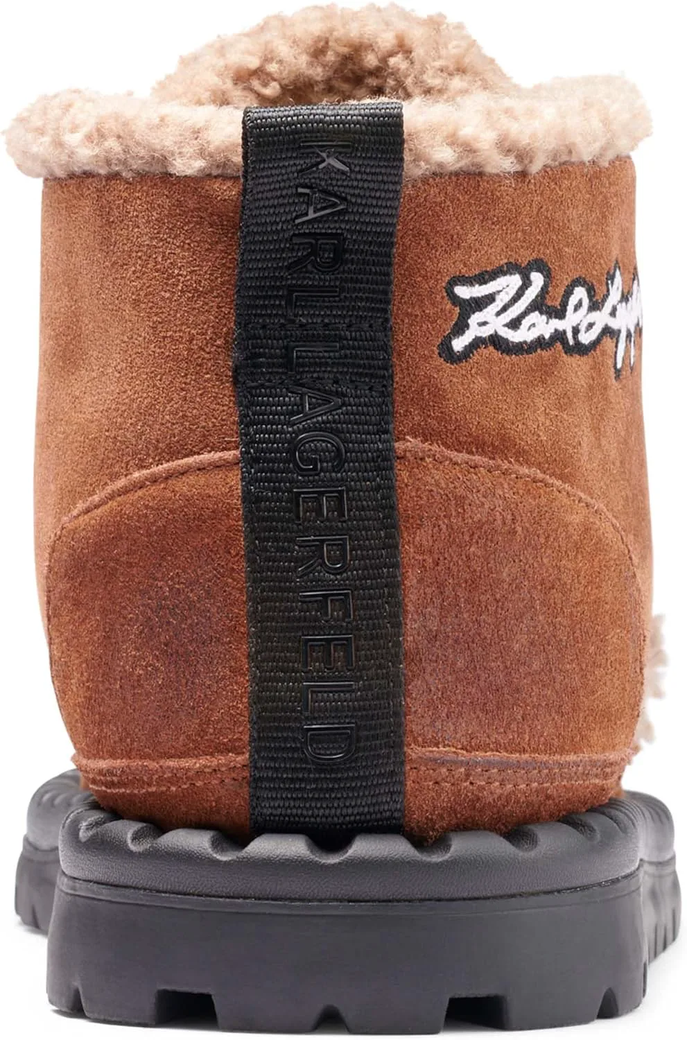 Мужские ботинки KARL LAGERFELD Chukka из замши с подкладкой из искусственной овчины — фото 3