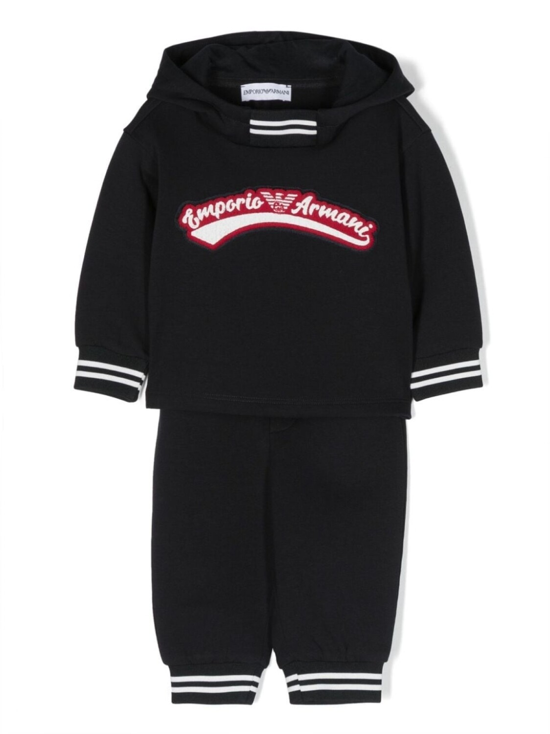 

Emporio Armani спортивный костюм с нашивкой-логотипом, синий