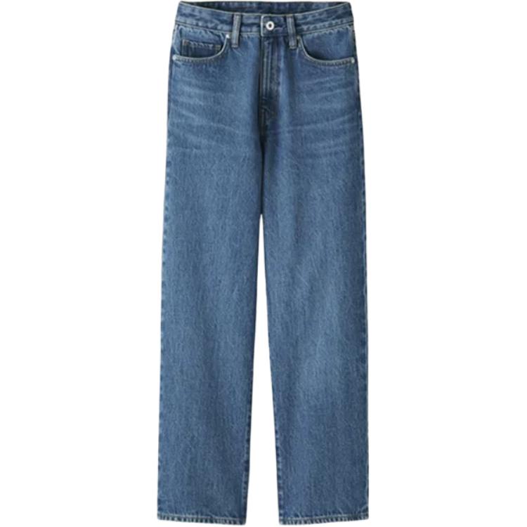

Джинсы женские Moderate Straight Fit MUJI, светло-синий
