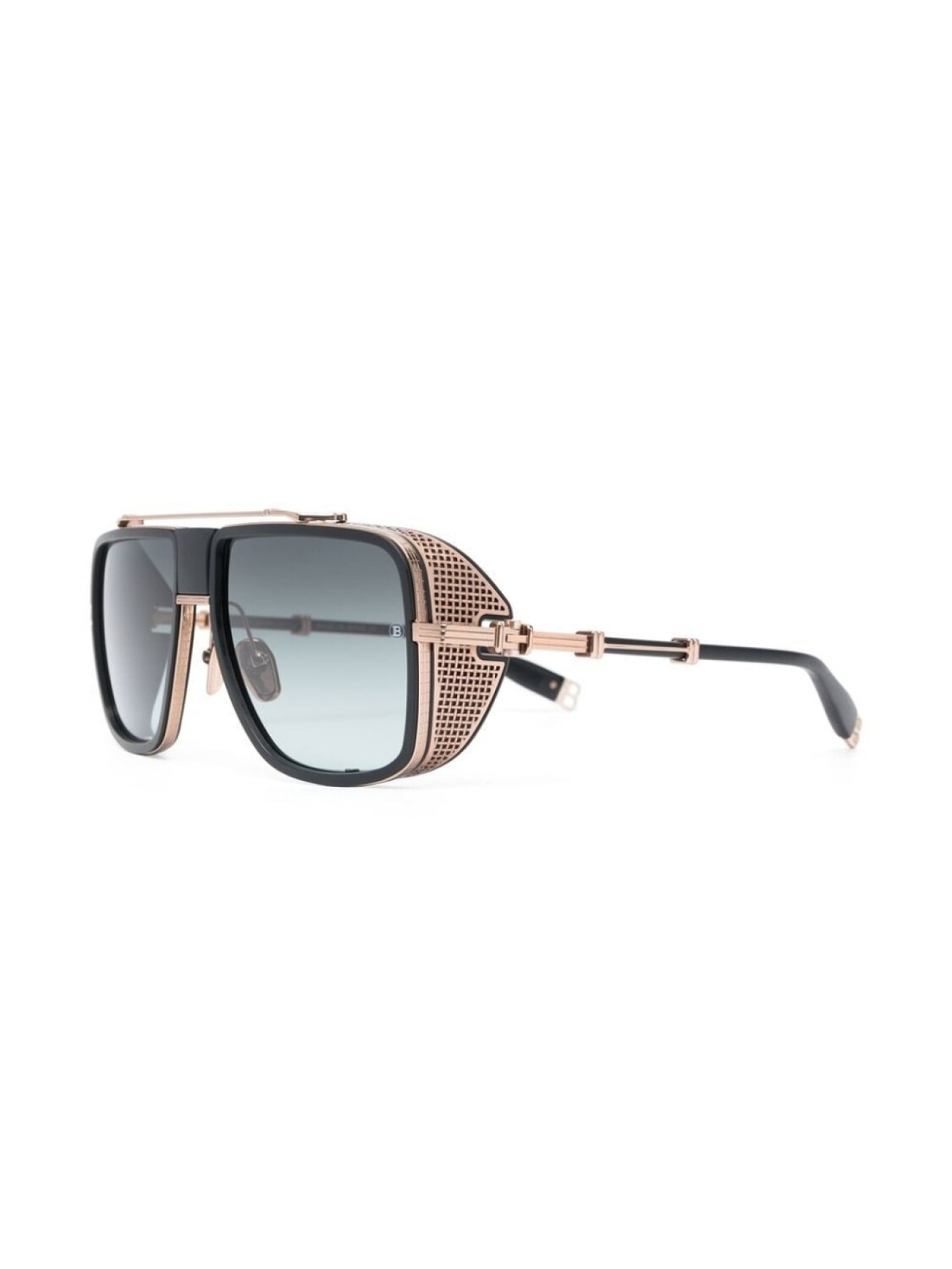 Balmain Eyewear солнцезащитные очки с затемненными линзами, черный — фото 2