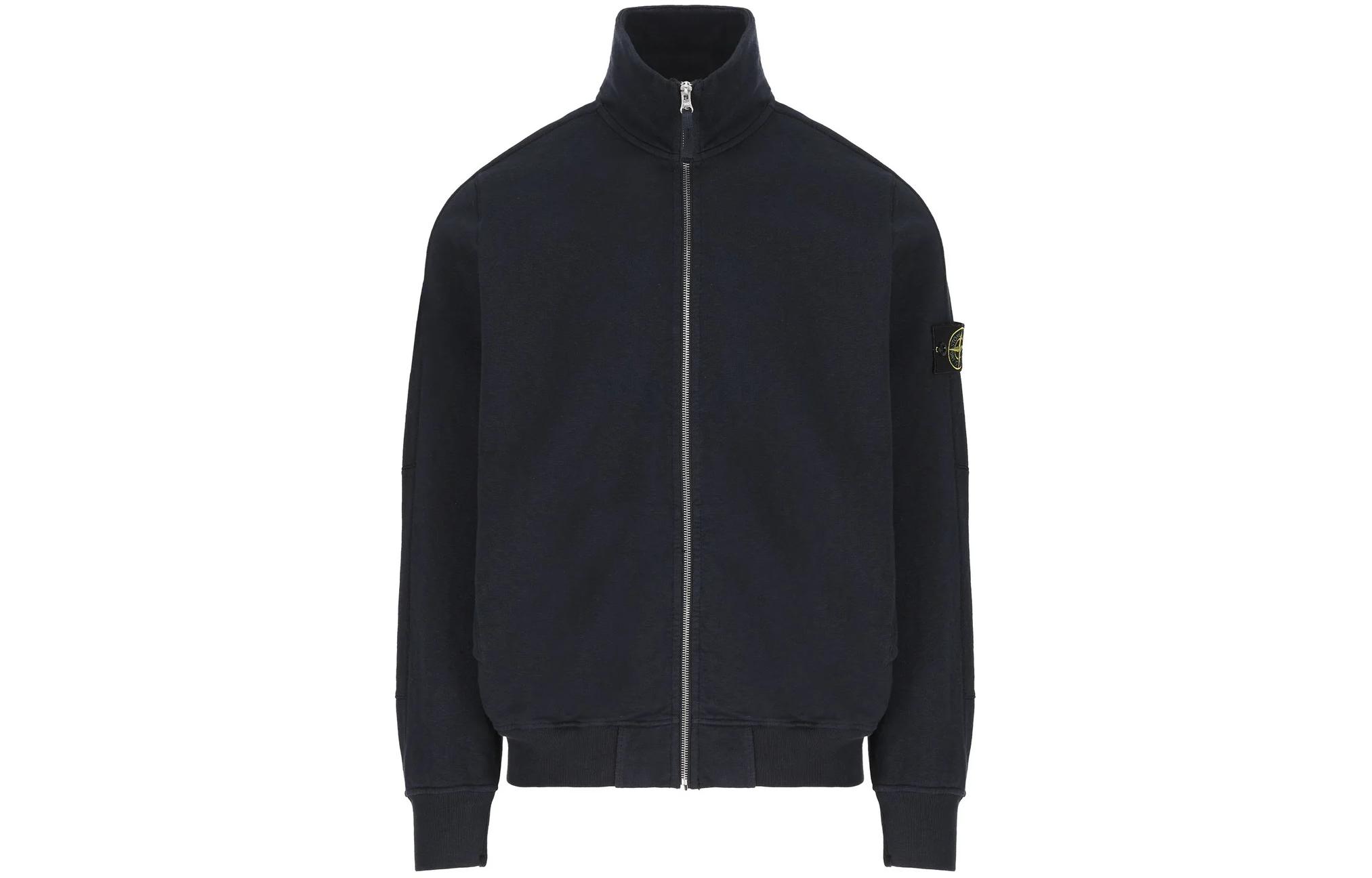 Компас-Бейдж Свитшот с Высоким Воротником на Молнии STONE ISLAND, Морской Синий — фото 2