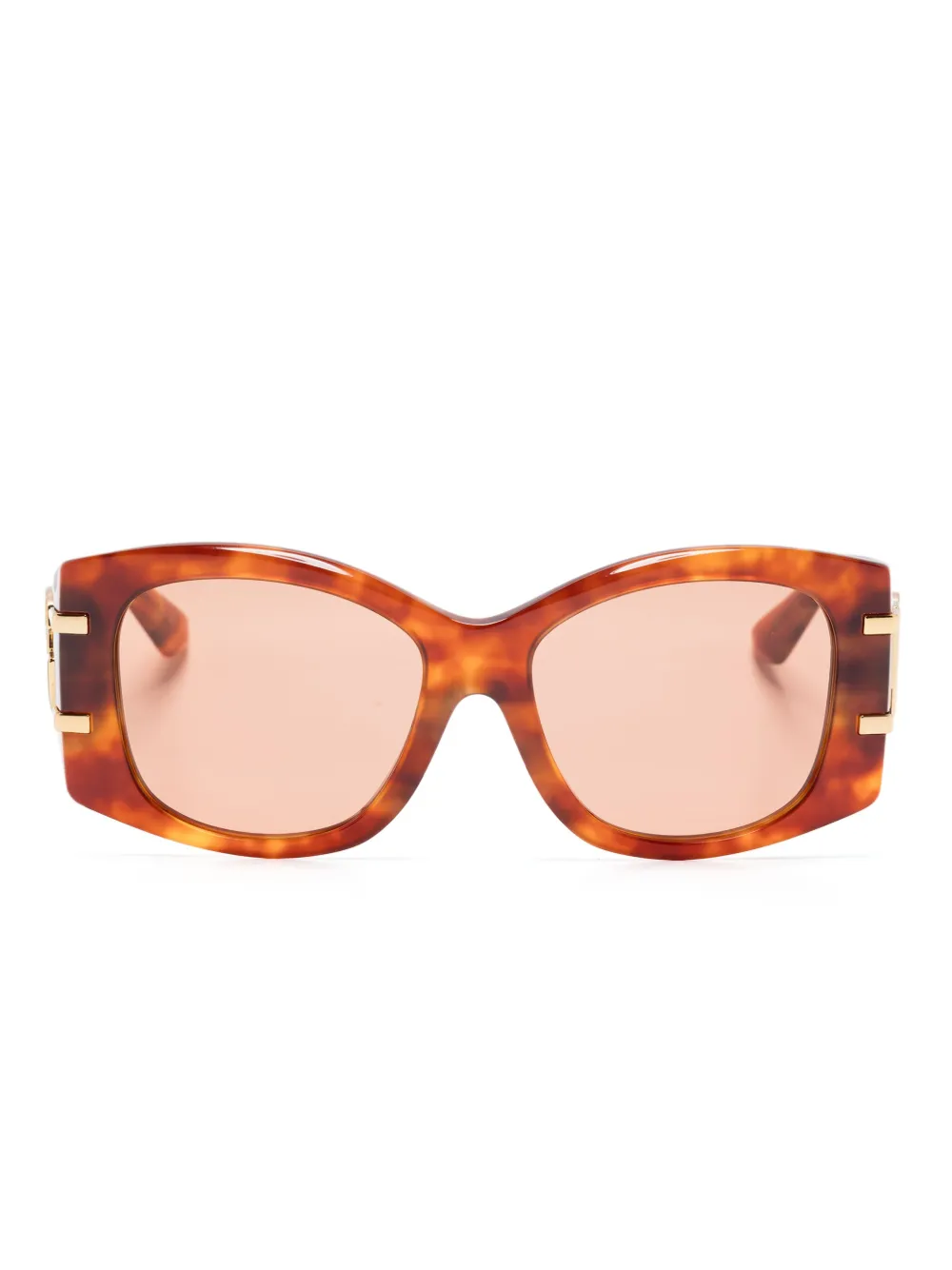 

Солнцезащитные очки в квадратной оправе Dolce & Gabbana Eyewear, коричневый