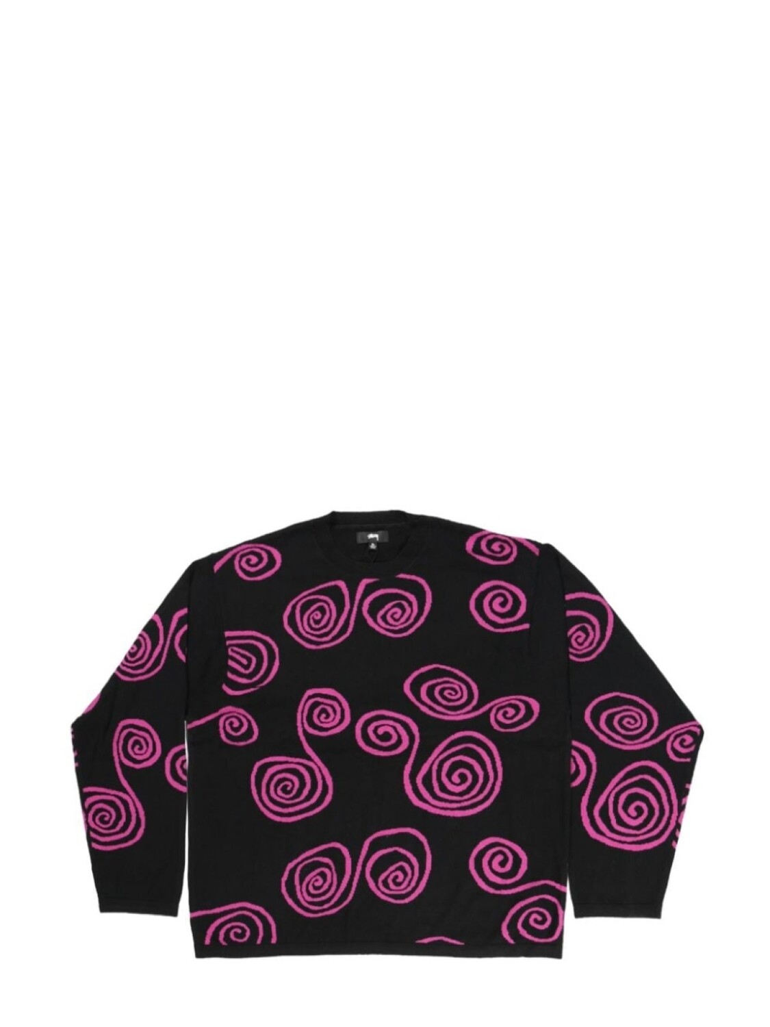

Stüssy джемпер из хлопка и кашемира, черный