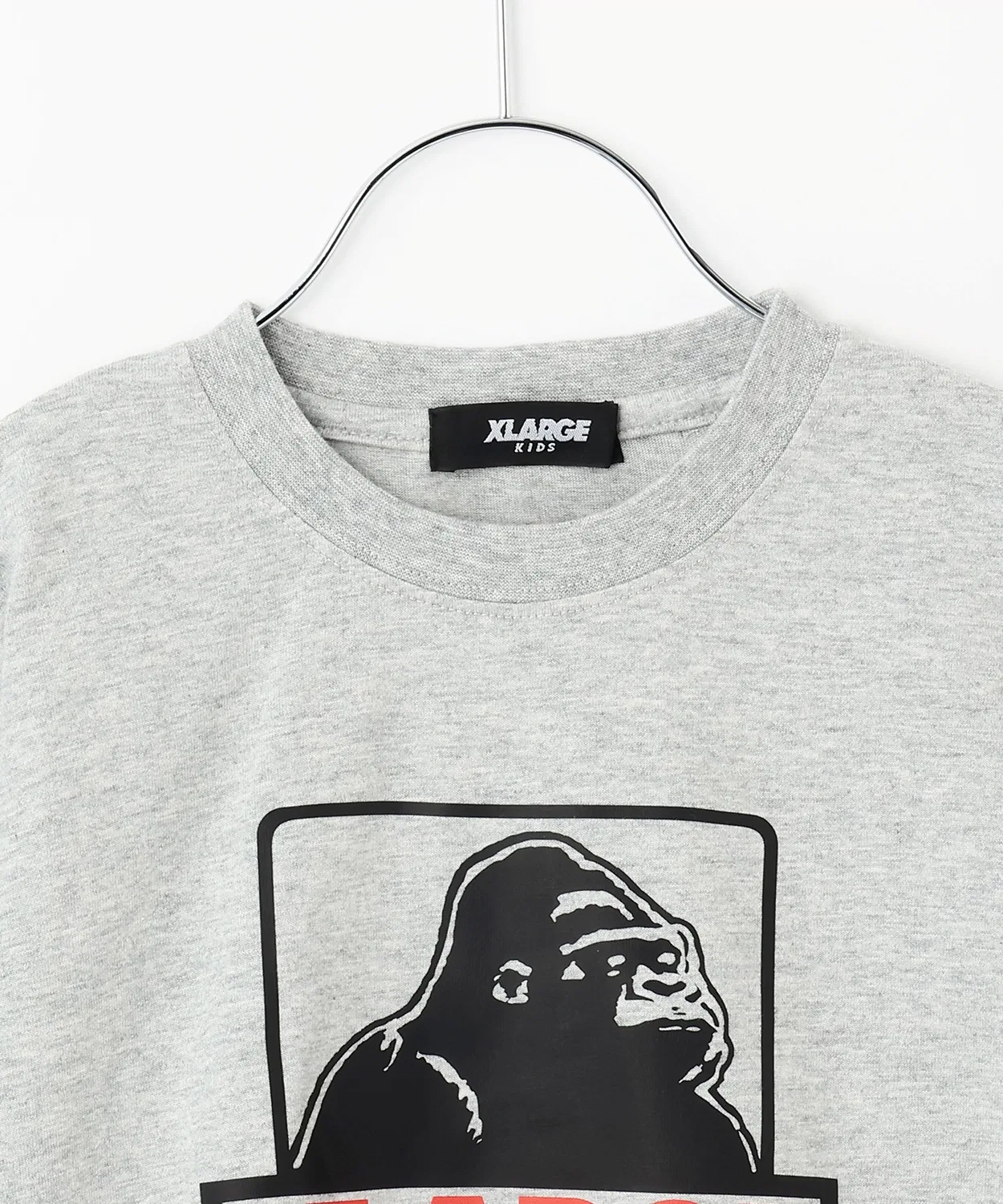 Детская футболка с длинным рукавом XLARGE KIDS серая — фото 3