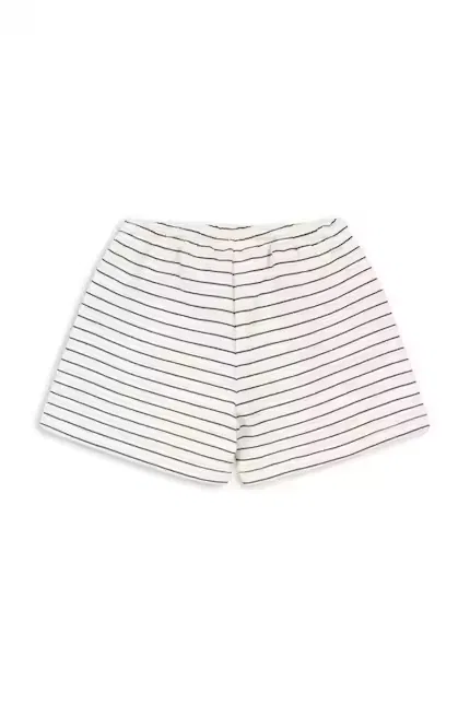 Шорты детские с узором LOU SWEAT SHORTS Konges Sløjd, бежевый — фото 3