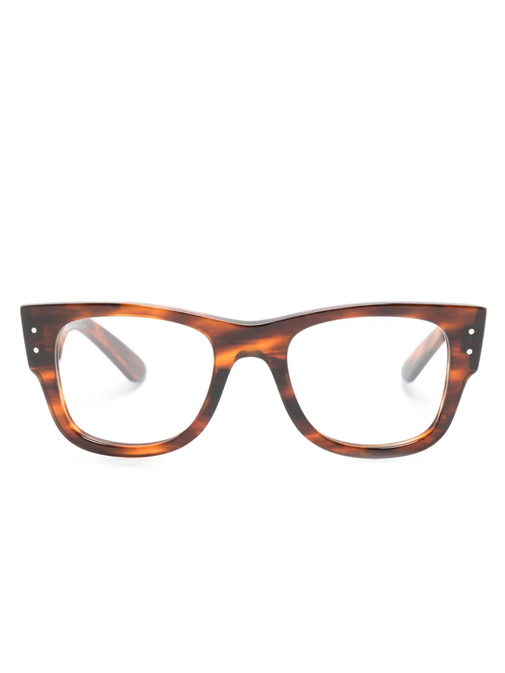 

Очки в прямоугольной оправе черепаховой расцветки Ray-Ban, коричневый
