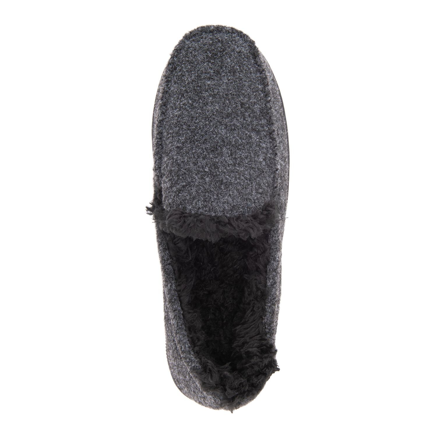 MUK LUKS Мужские тапочки-мокасины из искусственной шерсти — фото 4
