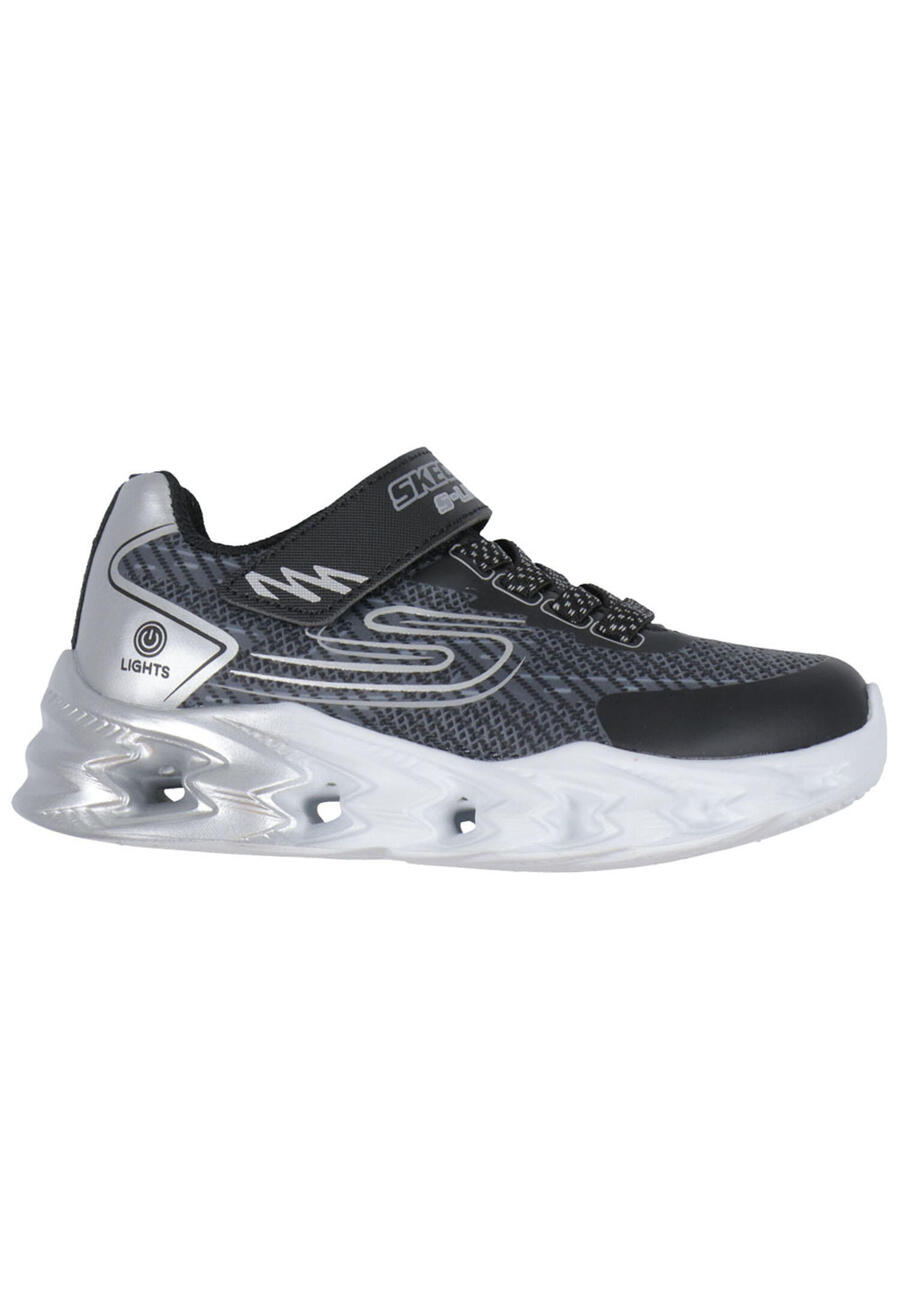 Кроссовки Skechers S Lights Quantroid Vortex 2.0 со светодиодной подсветкой 400604L BKSL — фото 2