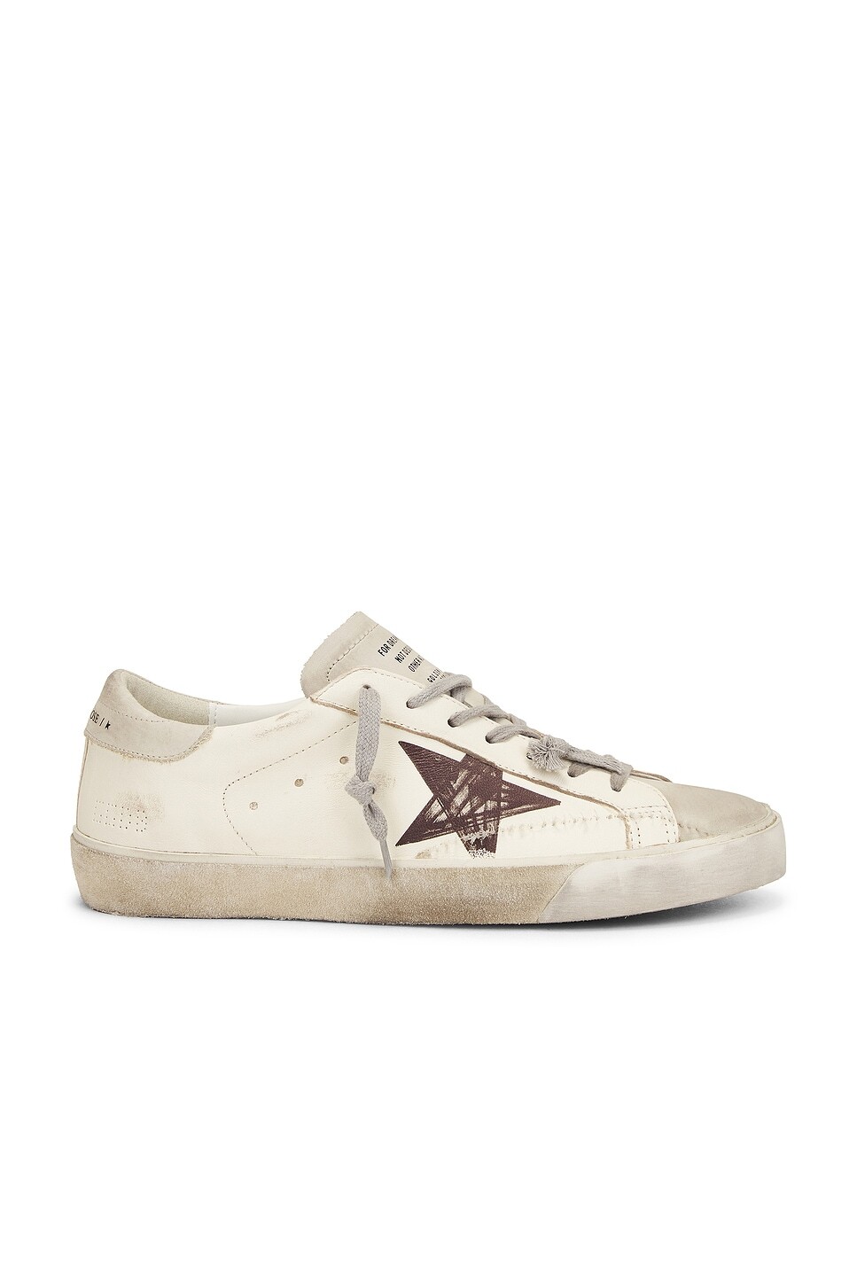 

Кроссовки Super-Star Golden Goose, цвет White, Ice, & Brown
