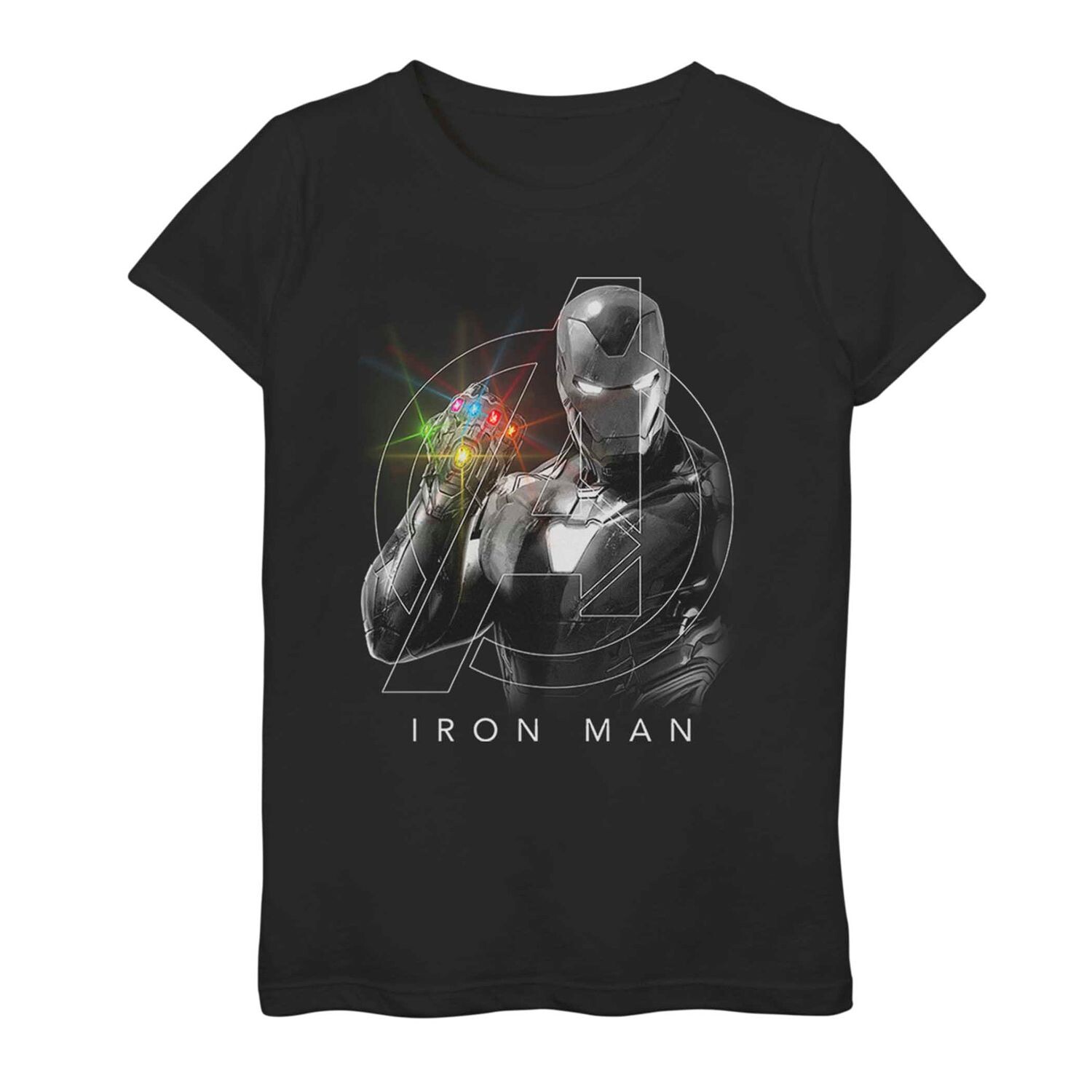 

Футболка с рисунком «Железный человек» для девочек 7–16 лет «Marvel Avengers Endgame» Marvel