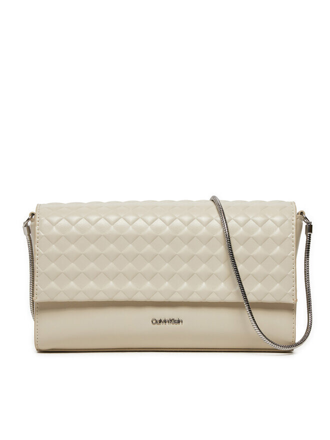 

Вечерняя сумка Calvin Mini Quilt Mini Crossbody Calvin Klein, серый