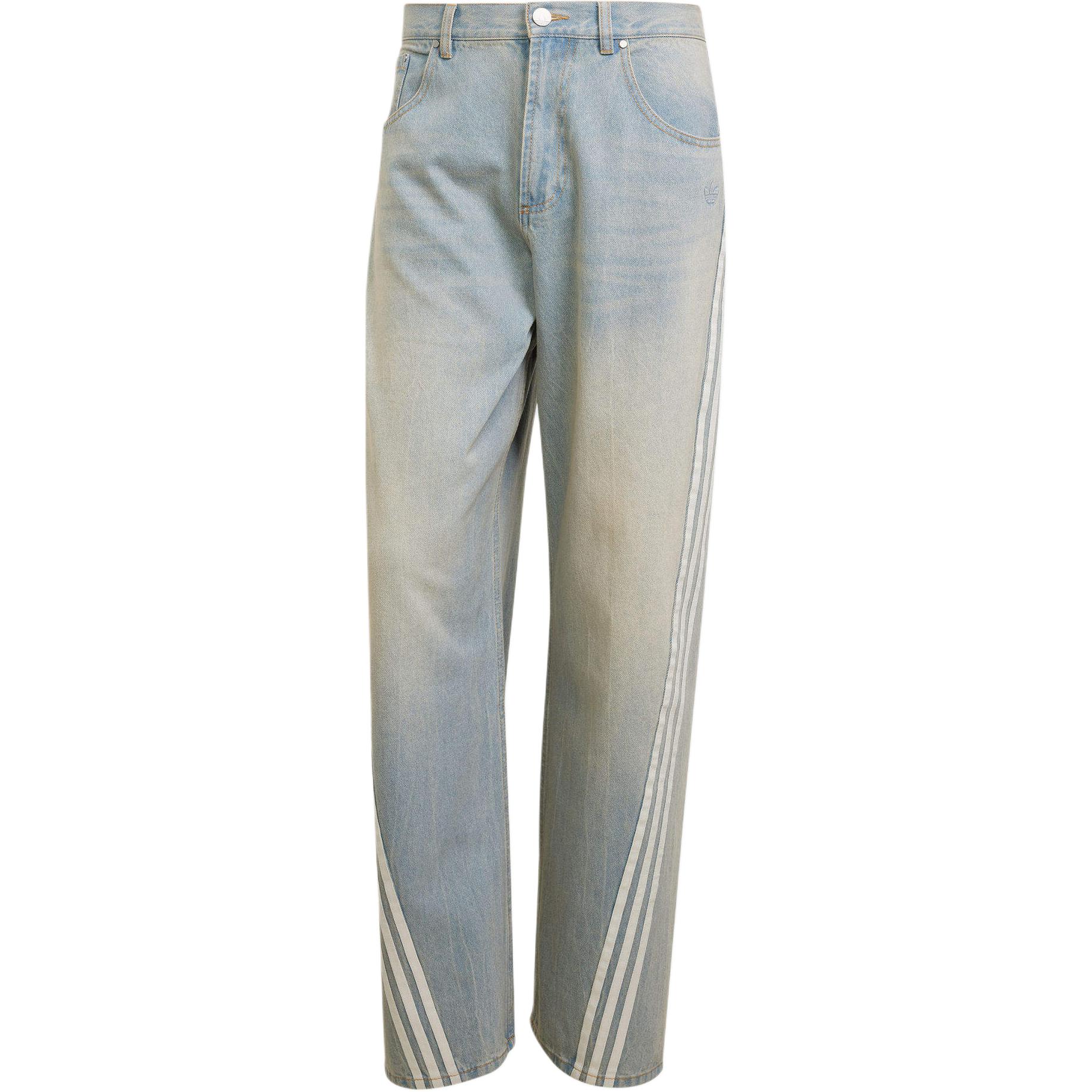 

Adidas 3 Stripes прямые джинсы Adidas Originals, синий