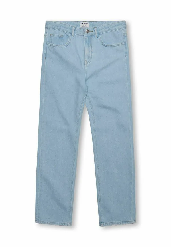 Джинсы osjedge со средней посадкой и прямым кроем Only & Sons Junior, Light Blue Bleached Denim