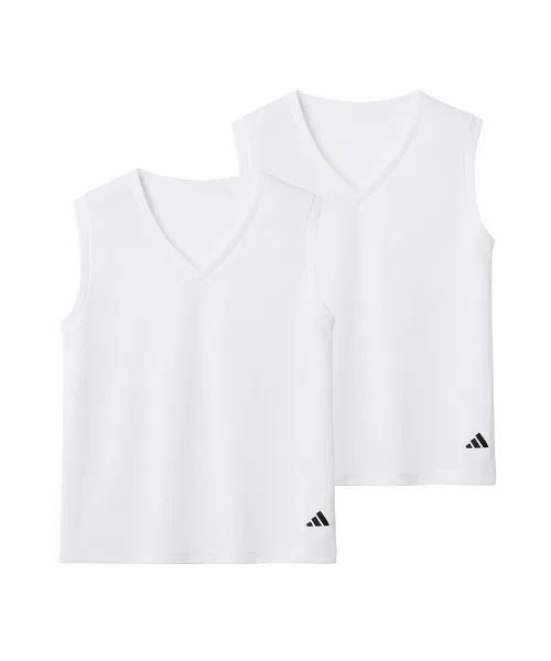 Детский топ adidas BOY'S V-образный без рукавов, 2 шт.