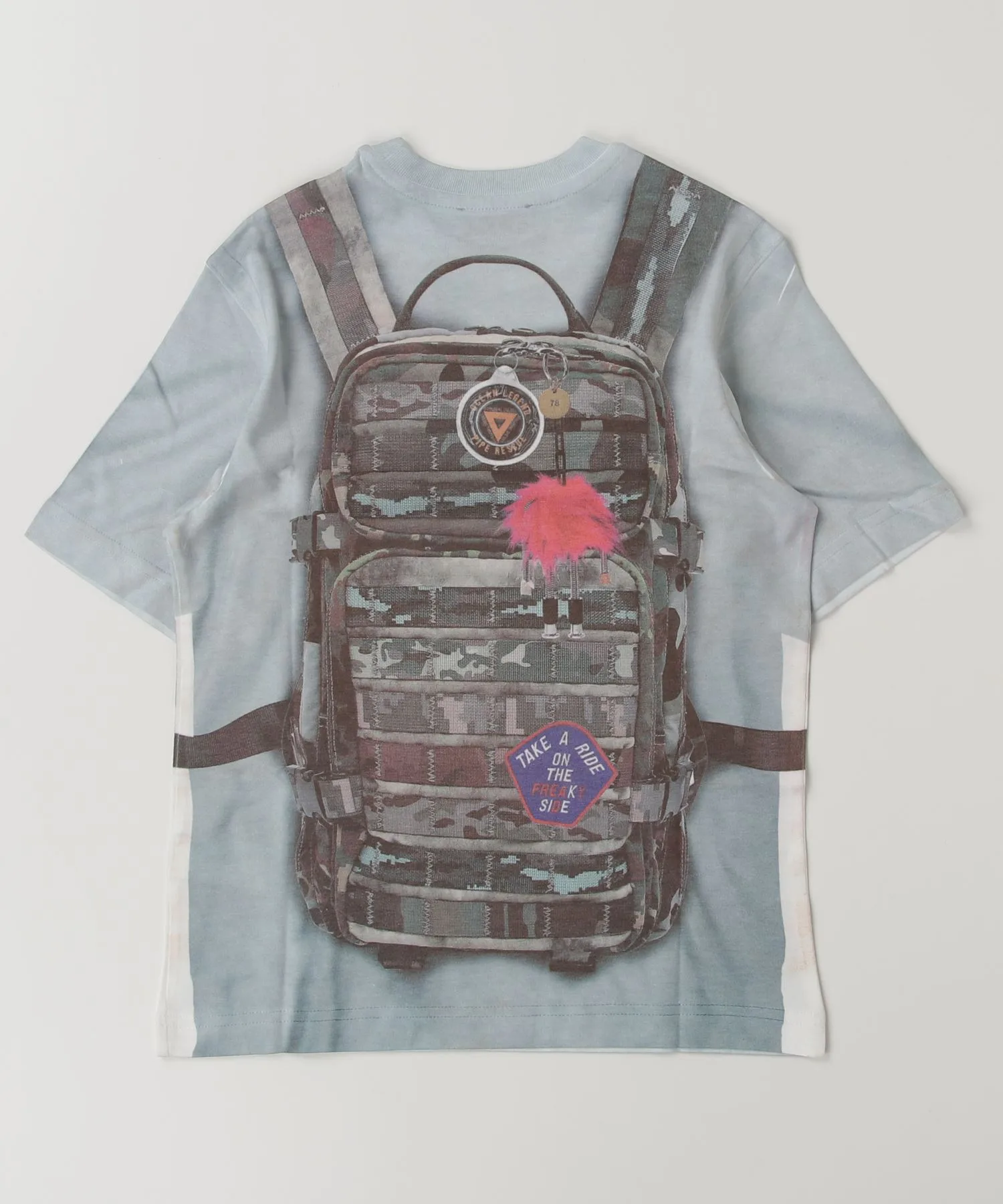 Детская футболка DIESEL KIDS с коротким рукавом и логотипом — фото 2