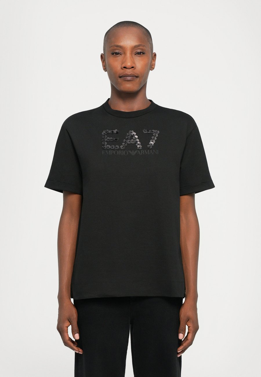 

Спортивная футболка EA7 Emporio Armani Print T-shirt, Black